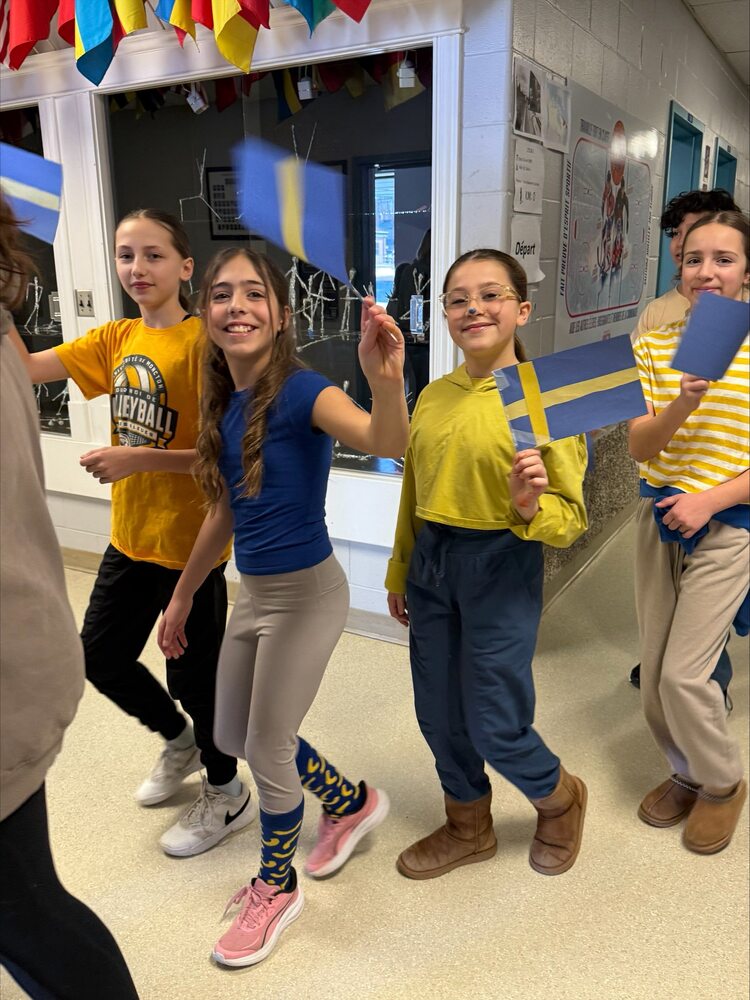 Défilé olympique à l’école !